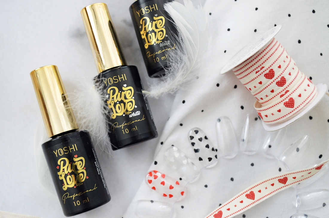 pure love yoshi top hybrydowy serca na paznokciach